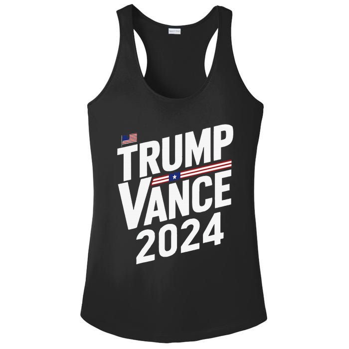 Trump Vance 2024 Election Donald Trump Jd Vance 2024 Ladies PosiCharge Competitor Racerback Tank