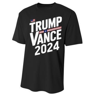 Trump Vance 2024 Election Donald Trump Jd Vance 2024 Performance Sprint T-Shirt