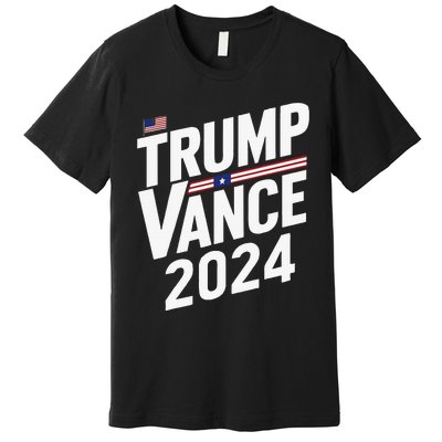 Trump Vance 2024 Election Donald Trump Jd Vance 2024 Premium T-Shirt