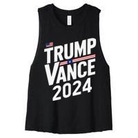 Trump Vance 2024 Election Donald Trump Jd Vance 2024 Women's Racerback Cropped Tank