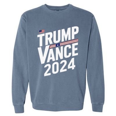 Trump Vance 2024 Election Donald Trump Jd Vance 2024 Garment-Dyed Sweatshirt