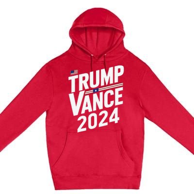 Trump Vance 2024 Election Donald Trump Jd Vance 2024 Premium Pullover Hoodie