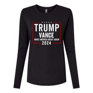 Trump Vance 2024 Election Donald Trump Jd Vance 2024 Womens Cotton Relaxed Long Sleeve T-Shirt