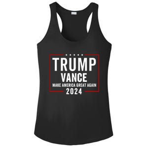 Trump Vance 2024 Election Donald Trump Jd Vance 2024 Ladies PosiCharge Competitor Racerback Tank