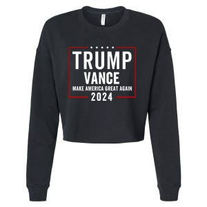 Trump Vance 2024 Election Donald Trump Jd Vance 2024 Cropped Pullover Crew