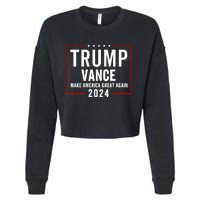 Trump Vance 2024 Election Donald Trump Jd Vance 2024 Cropped Pullover Crew