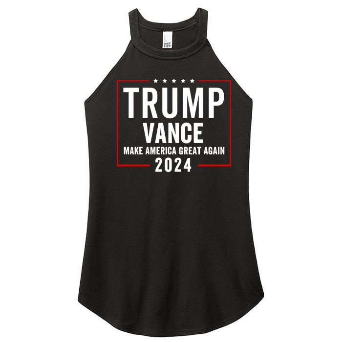 Trump Vance 2024 Election Donald Trump Jd Vance 2024 Women's Perfect Tri Rocker Tank