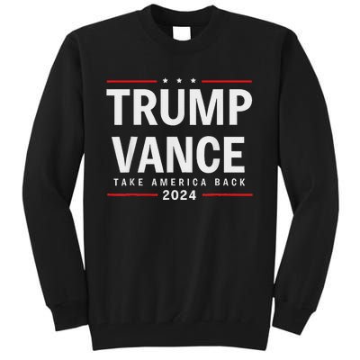 Trump Vance 2024 Vice President Bold Design Tall Sweatshirt