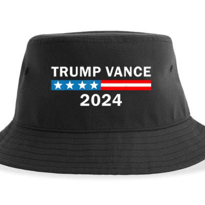 Trump Vance 2024 For President Vp Usa Republican Election Sustainable Bucket Hat