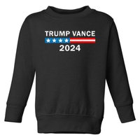 Trump Vance 2024 For President Vp Usa Republican Election Toddler Sweatshirt