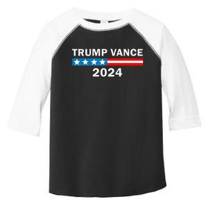 Trump Vance 2024 For President Vp Usa Republican Election Toddler Fine Jersey T-Shirt