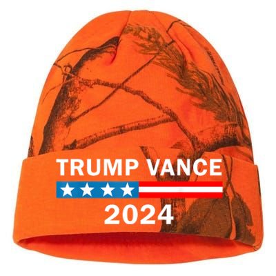 Trump Vance 2024 For President Vp Usa Republican Election Kati Licensed 12" Camo Beanie