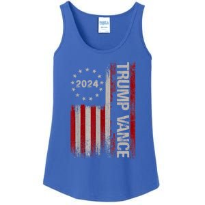 Trump Vance 2024 President Trump Supporter Reelection Gift Ladies Essential Tank