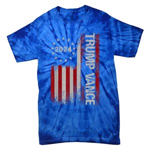 Trump Vance 2024 President Trump Supporter Reelection Gift Tie-Dye T-Shirt