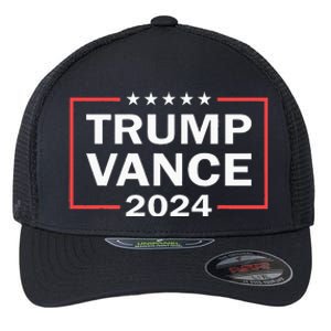 Trump Vance 2024 For President Vp Usa Election Patriotic Flexfit Unipanel Trucker Cap