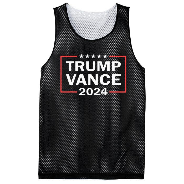 Trump Vance 2024 For President Vp Usa Election Patriotic Mesh Reversible Basketball Jersey Tank