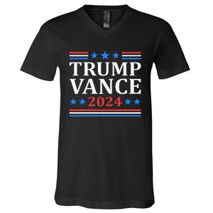 Trump Vance 2024 For President Vp Usa Election Patriotic V-Neck T-Shirt