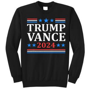 Trump Vance 2024 For President Vp Usa Election Patriotic Tall Sweatshirt