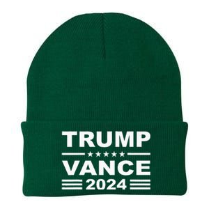 Trump Vance 2024 For President Vp Usa Election Patriotic Knit Cap Winter Beanie