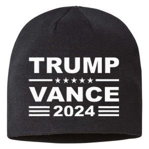 Trump Vance 2024 For President Vp Usa Election Patriotic Sustainable Beanie