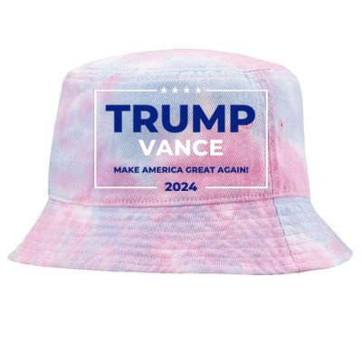 Trump Vance 2024 Make America Great Again Tie-Dyed Bucket Hat