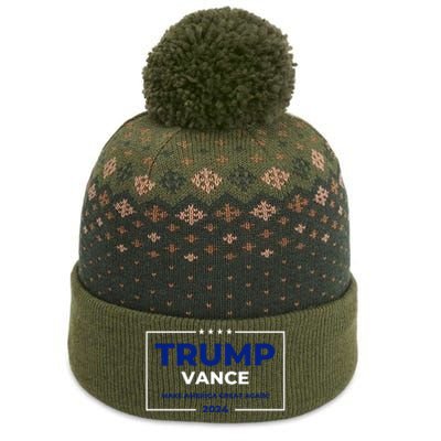 Trump Vance 2024 Make America Great Again The Baniff Cuffed Pom Beanie