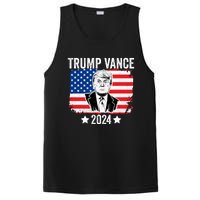 Trump Vance 2024 Retro Featuring Trump And Jd Vance Donald Trump 2024 PosiCharge Competitor Tank