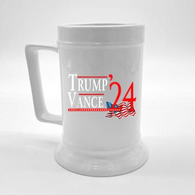 Trump Vance 2024 President Trump Supporter Re Election Beer Stein