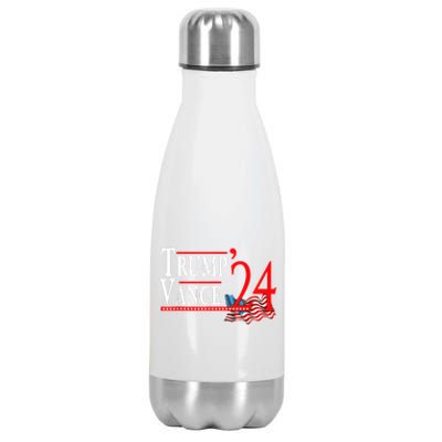 Trump Vance 2024 President Trump Supporter Re Election Stainless Steel Insulated Water Bottle