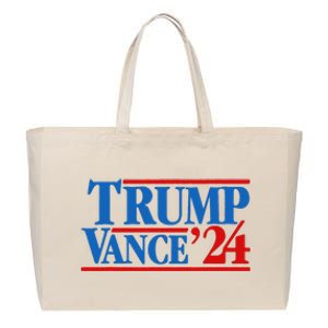 Trump Vance 2024 Vice President Trump Cotton Canvas Jumbo Tote