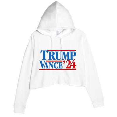 Trump Vance 2024 Vice President Trump Crop Fleece Hoodie