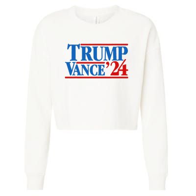 Trump Vance 2024 Vice President Trump Cropped Pullover Crew