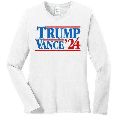 Trump Vance 2024 Vice President Trump Ladies Long Sleeve Shirt