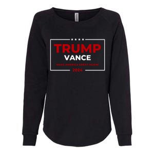 Trump Vance 2024 Make America Great Again Womens California Wash Sweatshirt