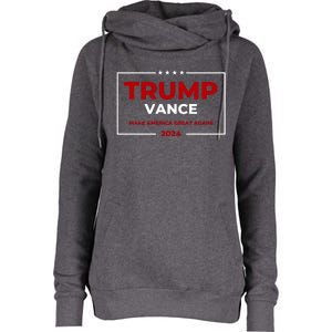 Trump Vance 2024 Make America Great Again Womens Funnel Neck Pullover Hood