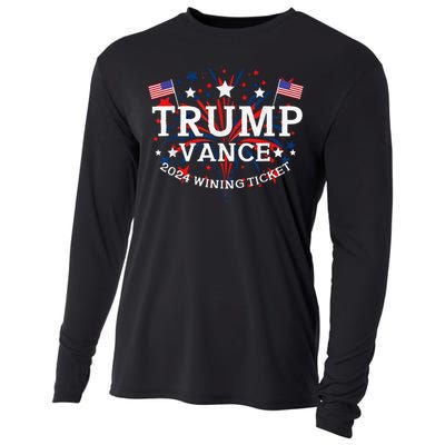 Trump Vance 2024 Wining Ticket Cooling Performance Long Sleeve Crew