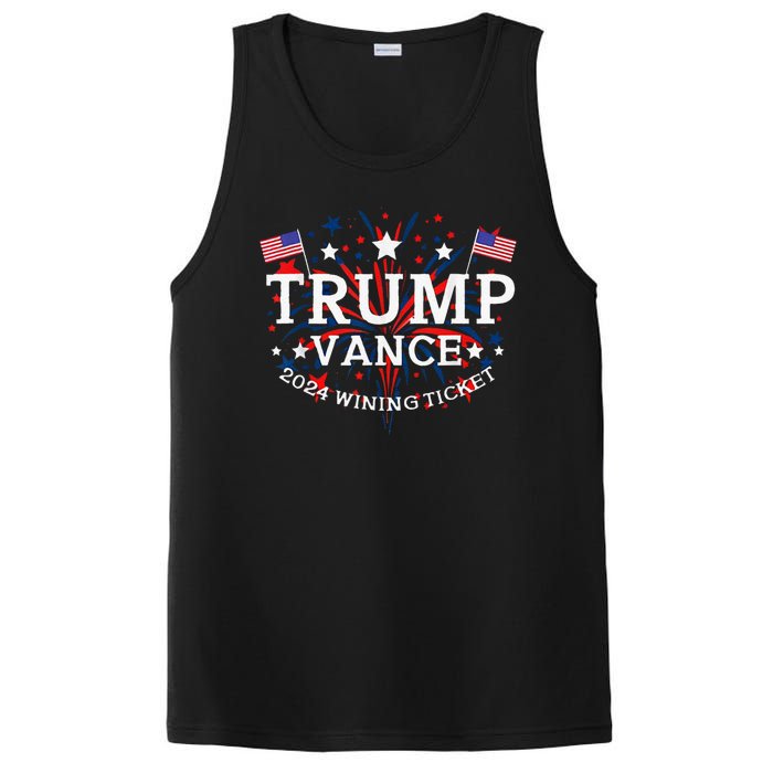 Trump Vance 2024 Wining Ticket PosiCharge Competitor Tank