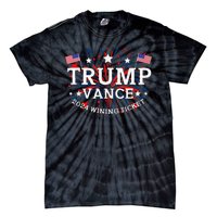 Trump Vance 2024 Wining Ticket Tie-Dye T-Shirt