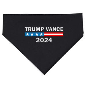 Trump Vance 2024 For President Vp Usa Republican Election USA-Made Doggie Bandana