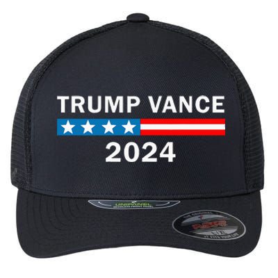 Trump Vance 2024 For President Vp Usa Republican Election Flexfit Unipanel Trucker Cap