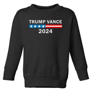 Trump Vance 2024 For President Vp Usa Republican Election Toddler Sweatshirt