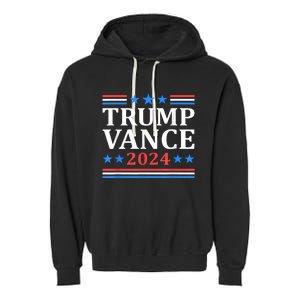 Trump Vance 2024 For President Vp Usa Election Patriotic Garment-Dyed Fleece Hoodie