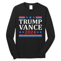 Trump Vance 2024 For President Vp Usa Election Patriotic Long Sleeve Shirt