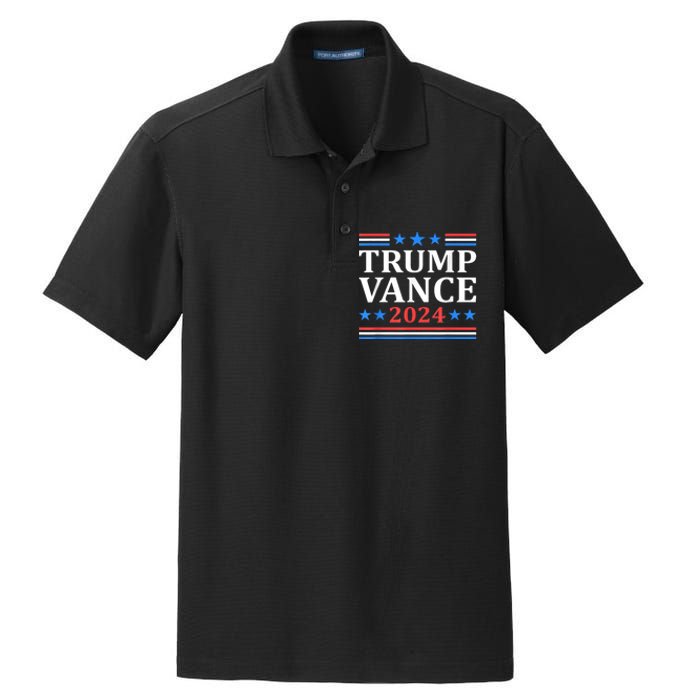 Trump Vance 2024 For President Vp Usa Election Patriotic Dry Zone Grid Polo