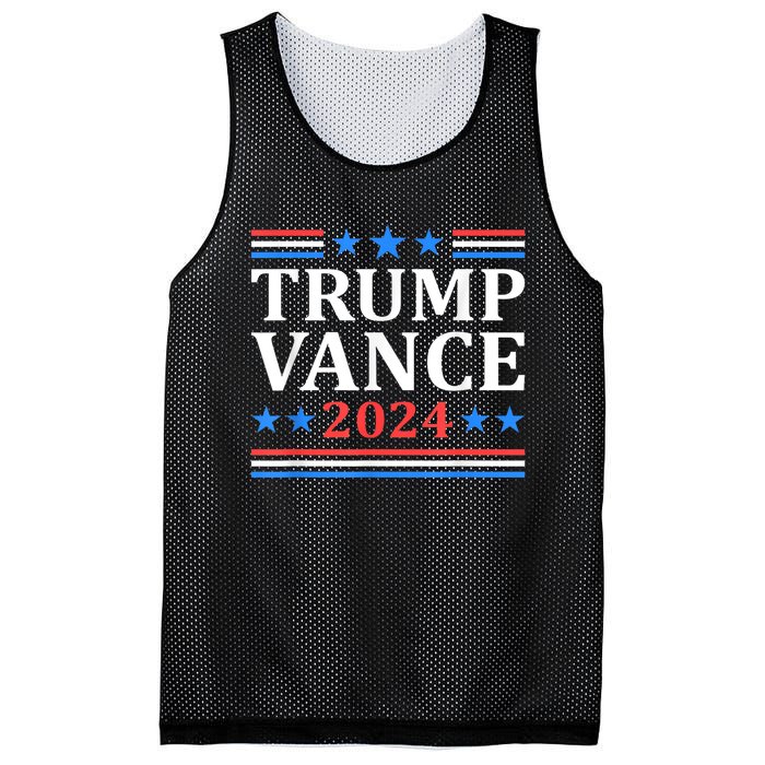 Trump Vance 2024 For President Vp Usa Election Patriotic Mesh Reversible Basketball Jersey Tank