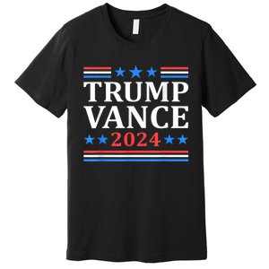 Trump Vance 2024 For President Vp Usa Election Patriotic Premium T-Shirt