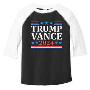 Trump Vance 2024 For President Vp Usa Election Patriotic Toddler Fine Jersey T-Shirt