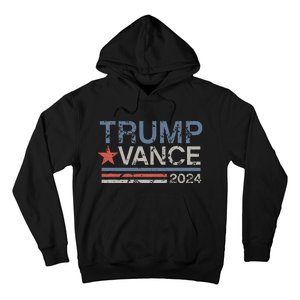 Trump Vance 2024 Retro Stripe Trump Jd Vance Hoodie