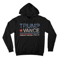 Trump Vance 2024 Retro Stripe Trump Jd Vance Hoodie