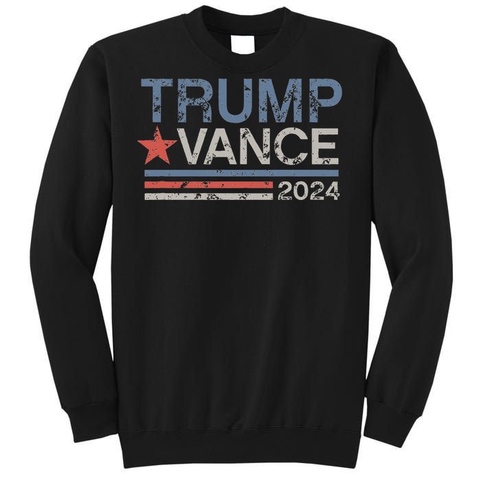 Trump Vance 2024 Retro Stripe Trump Jd Vance Sweatshirt